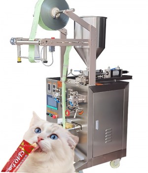 Food-Grade Stainless Steel Stick Pack Machine for Pet Food Paste